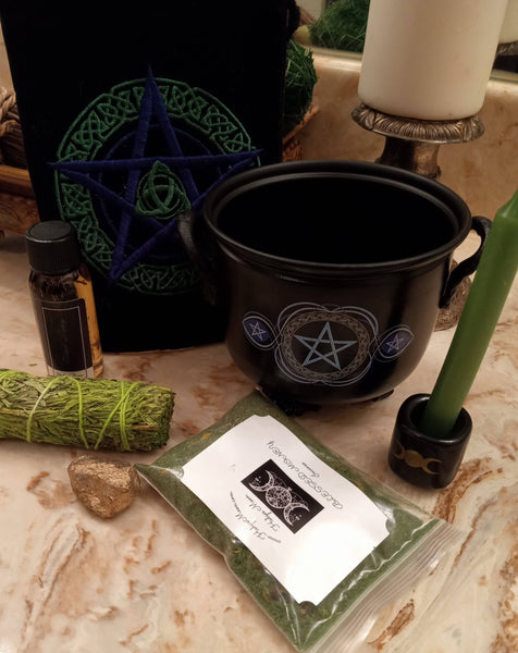 Pentagram Cauldron gift set