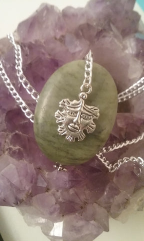 Green Man Necklace