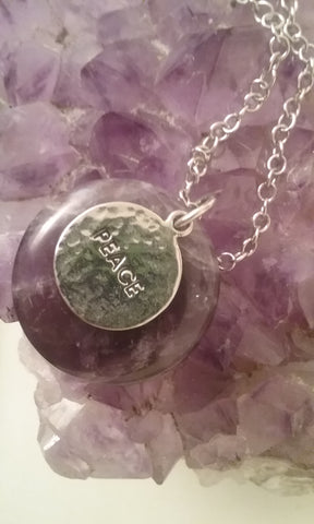 Amethyst Peace Necklace