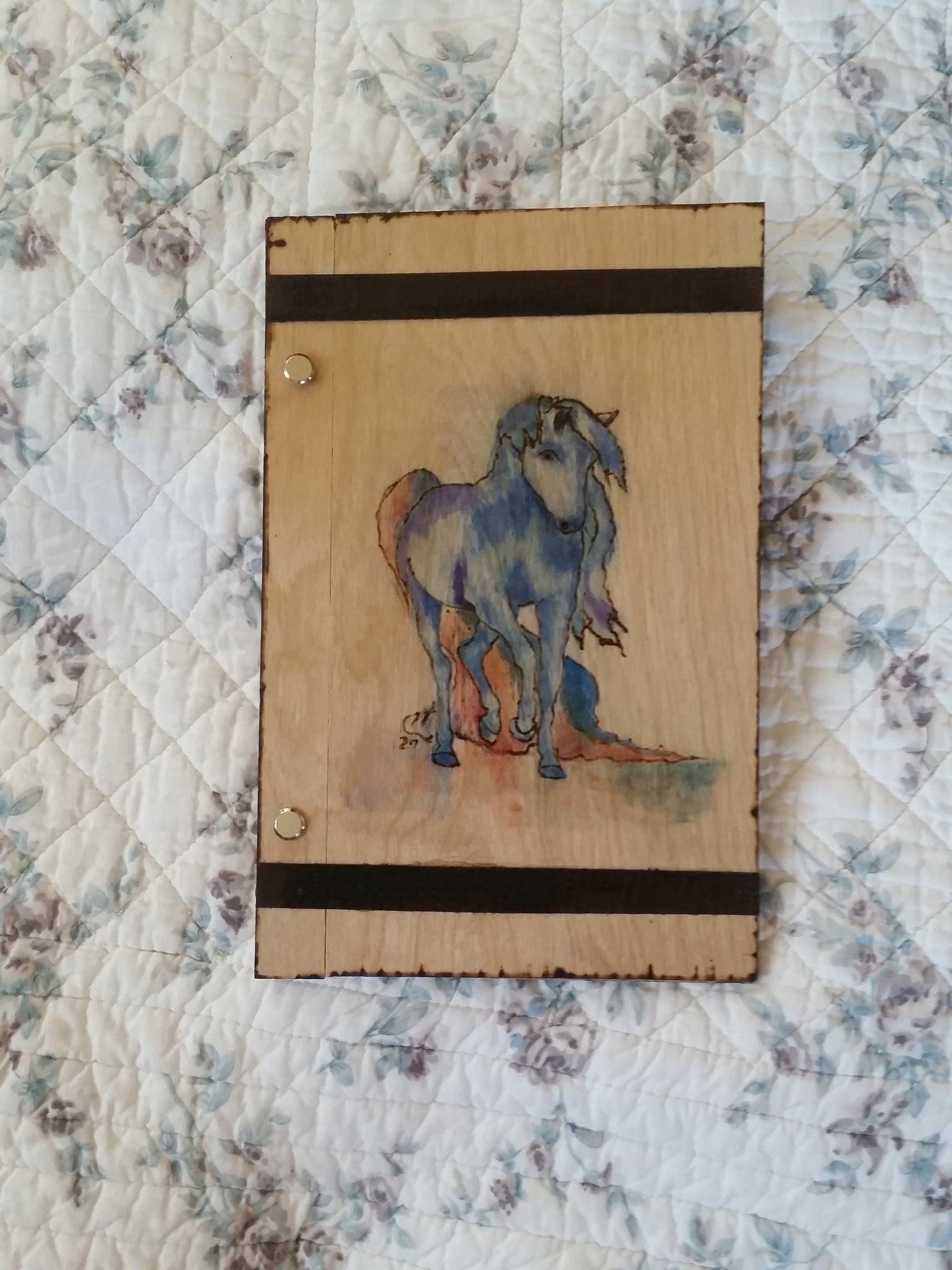 Horse 6 x 9 inch  Book of Shadows