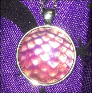Pink Dragonscale Necklace