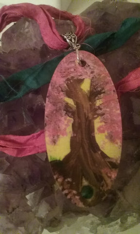 Tree of Life on Sari Silk