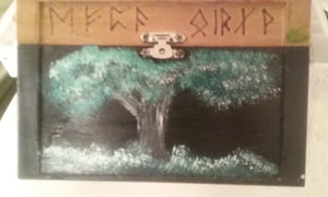 Yggdrasil Sunset Rune Dice Set