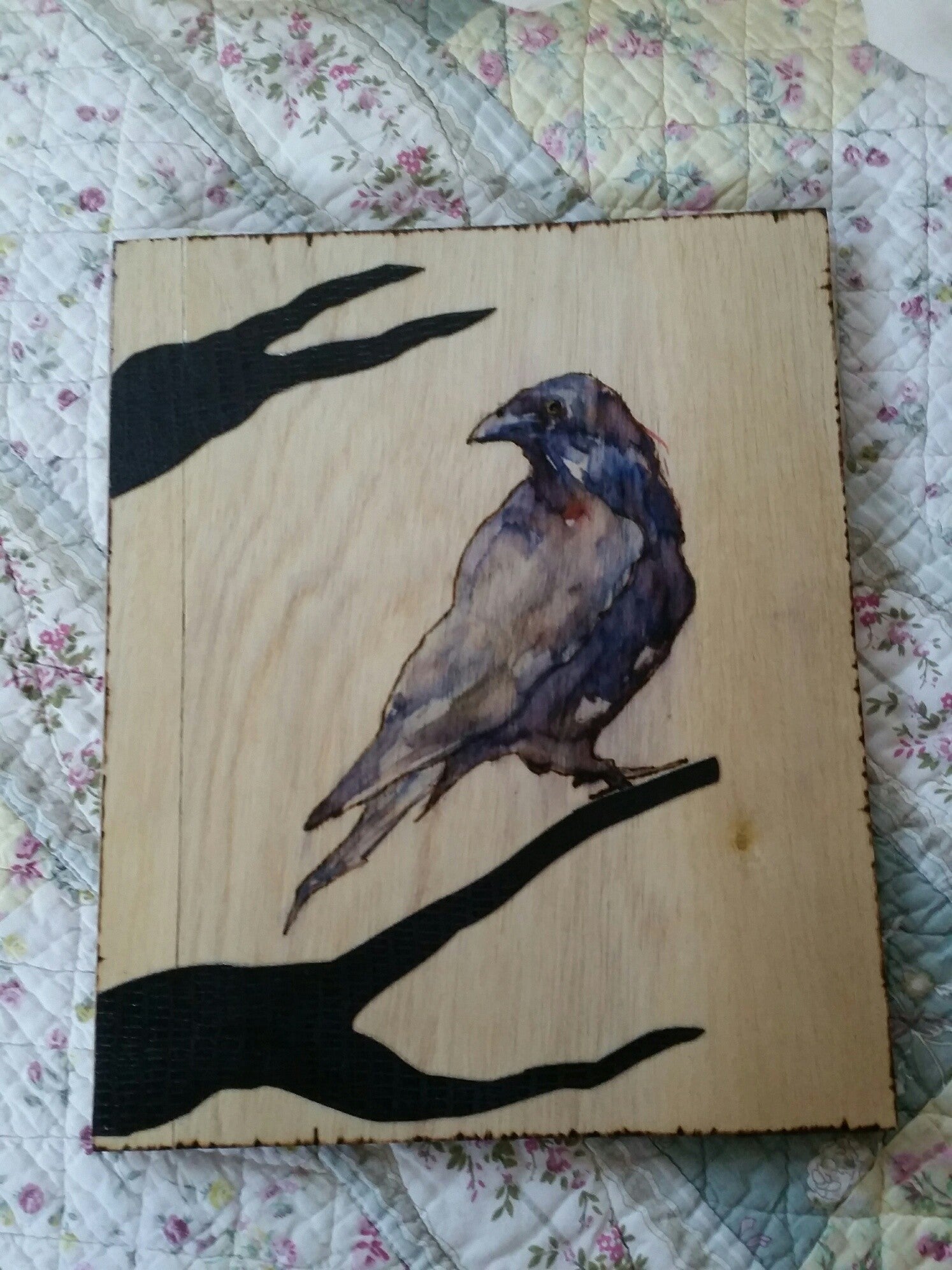 Raven Totem 12 x 11 inch BOOK OF SHADOWS