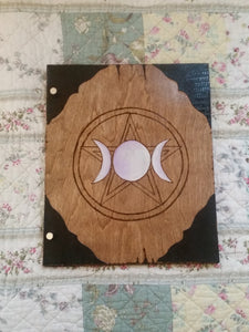 Goddess Pentagram 12 x 11 inch Book of Shadows