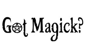 Got Magick? Decal - Black